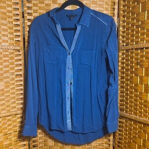 💰💰 Rock & Republic Deep Blue Button Up shirt